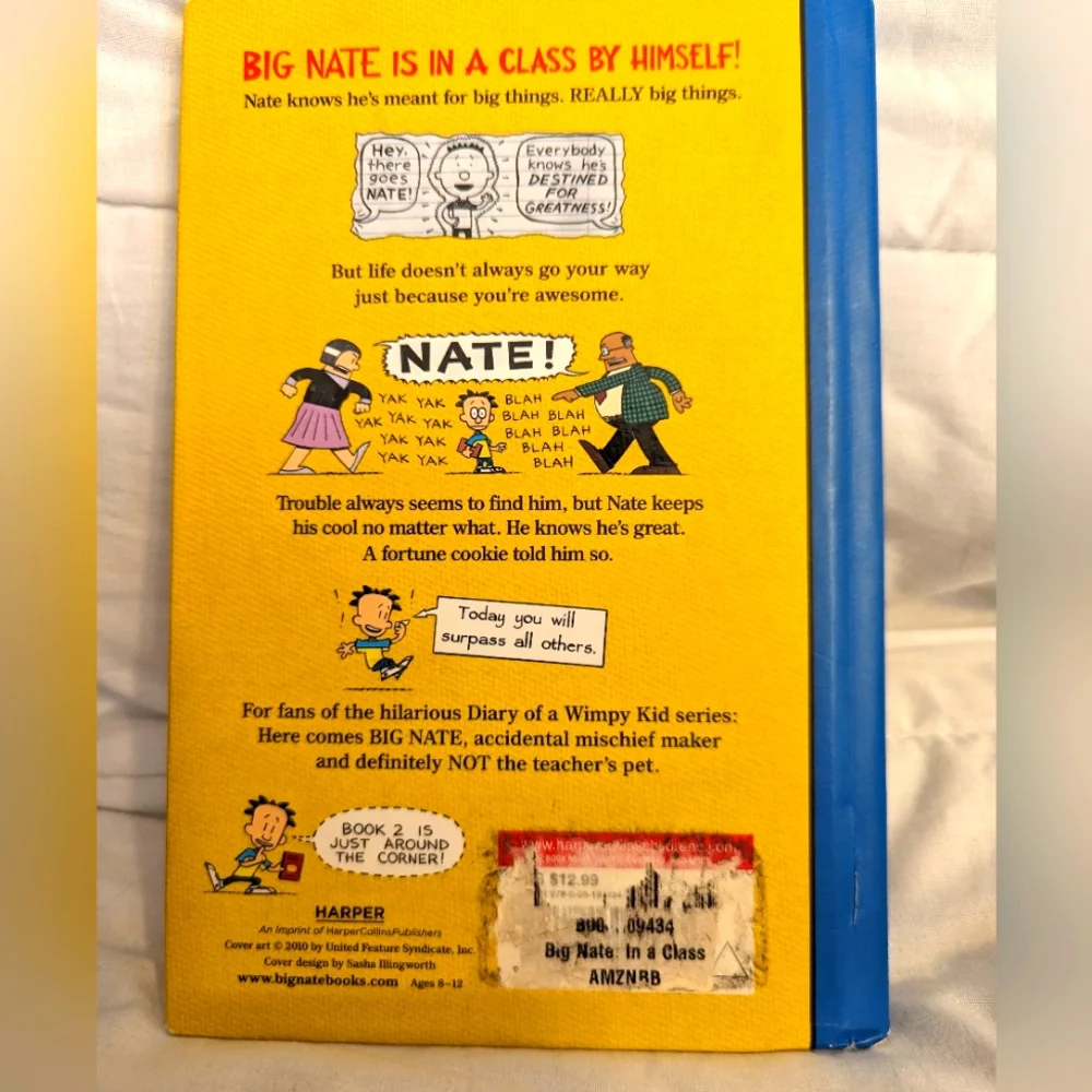 Big Nate Books By Lincoln Pierce Set Of 2 - Picture 4 of 8